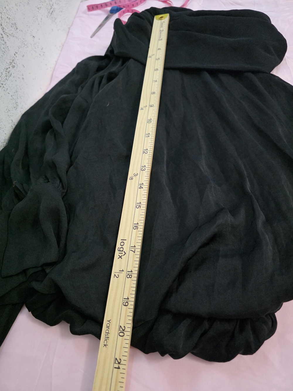 Free People Black Draped Off-Shoulder Blouse - Picture 7 of 10
